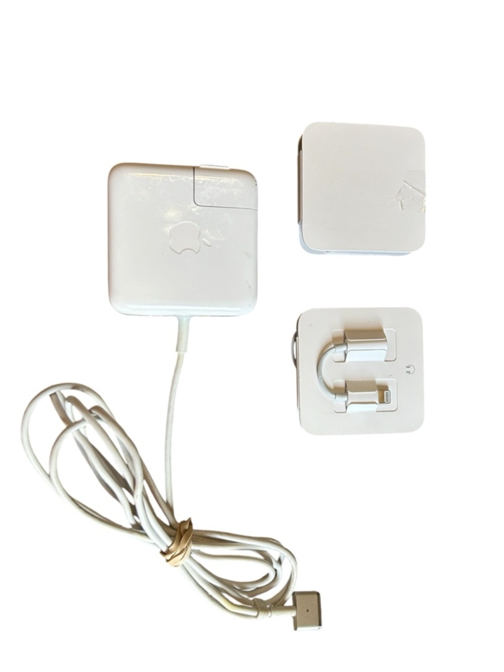 Apple EarPods Lightning + MagSafe 2 Charger A1436 & Adapter OEM Bundle - Picture 2 of 12